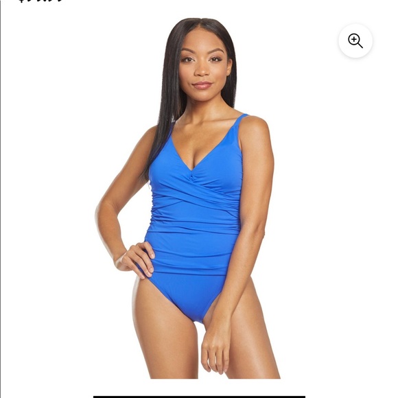 Tommy Bahamas One Piece Blue Bathing Suit - Picture 1 of 10
